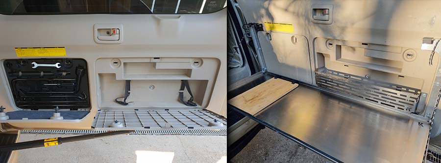 rear door table 150 prado