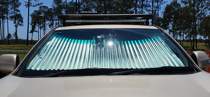 retractable foil sunshade for 150 prado kakadu