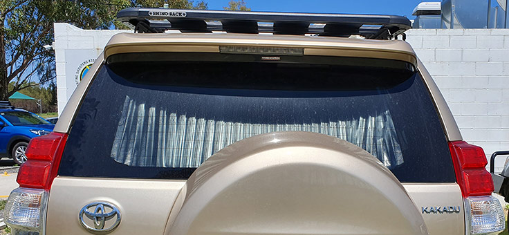 retractable foil sunshade for 150 prado kakadu