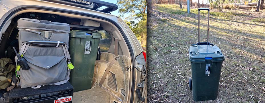 wheelie bin beer kegerator for 150 prado kakadu